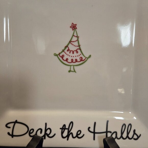 TIS THE SEASON DESSERT PLATES BY ST. NICHOLAS SET OF 2 - Picture 2 of 7